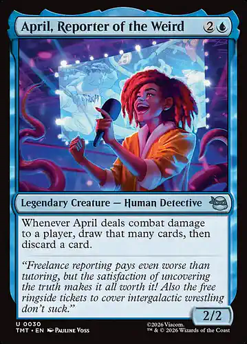 April, Reporter of the Weird - tmt Spoiler