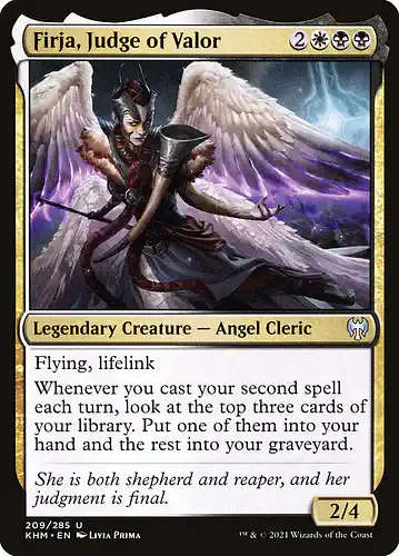 Firja, Judge of Valor - khm Spoiler