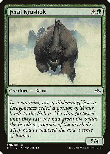 Feral Krushok - frf Spoiler