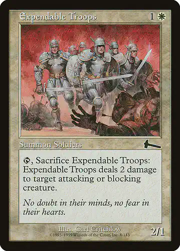 Expendable Troops - ulg Spoiler