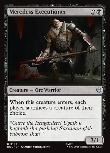 Merciless Executioner - hoc Spoiler