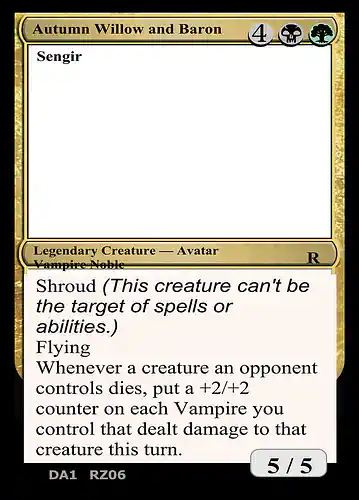 Autumn Willow and Baron Sengir - unk Spoiler