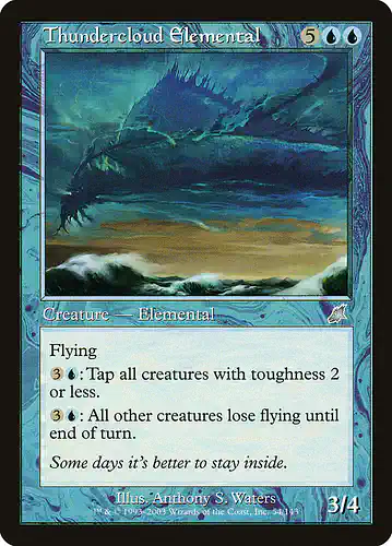 Thundercloud Elemental - scg Spoiler