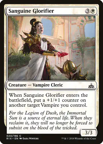 Sanguine Glorifier - rix Spoiler