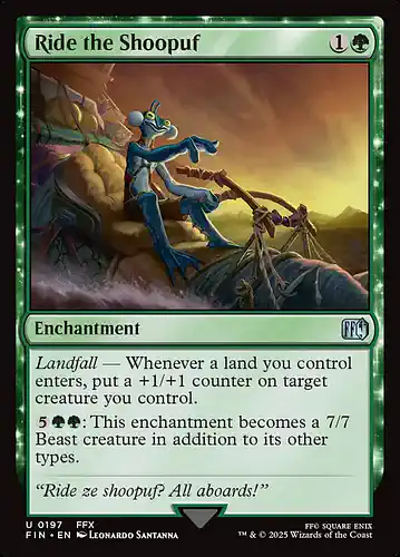 Ride the Shoopuf - fin Spoiler