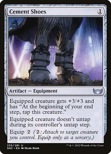 Cement Shoes - snc Spoiler