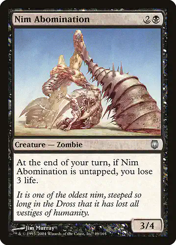 Nim Abomination - dst Spoiler