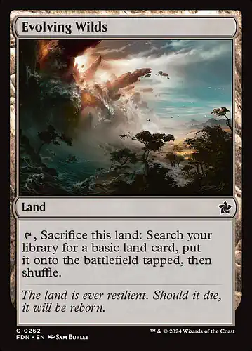 Evolving Wilds - fdn Spoiler