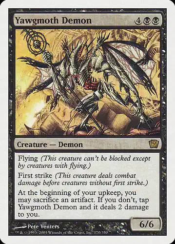 Yawgmoth Demon - 9ed Spoiler