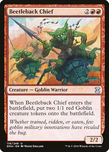 Beetleback Chief - ema Spoiler