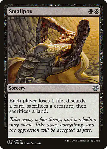 Smallpox - ddr Spoiler
