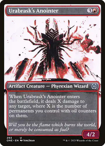 Urabrask's Anointer - one Spoiler