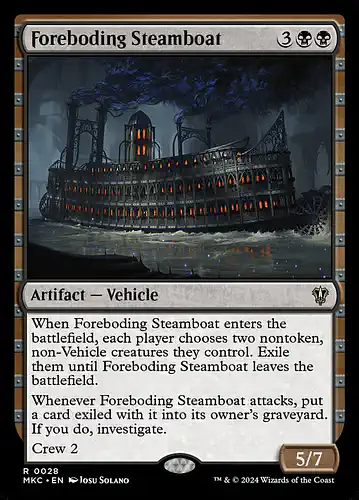 Foreboding Steamboat - mkc Spoiler