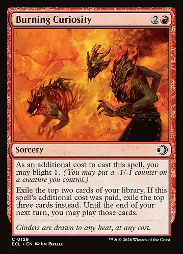 Burning Curiosity - ecl Spoiler
