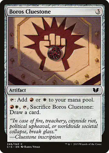 Boros Cluestone - c15 Spoiler