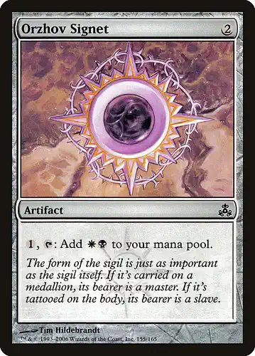 Orzhov Signet - gpt Spoiler
