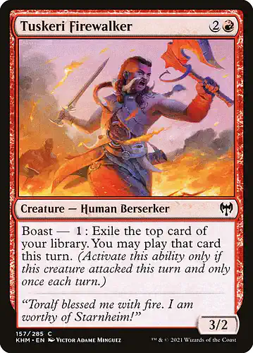 Tuskeri Firewalker - khm Spoiler
