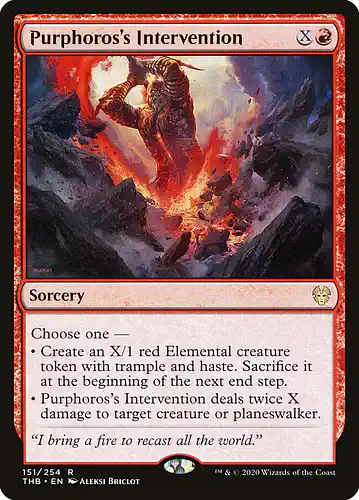 Purphoros's Intervention - thb Spoiler