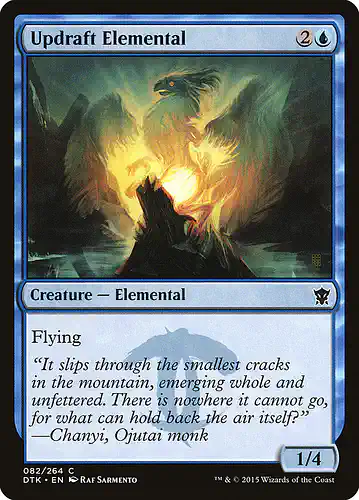 Updraft Elemental - dtk Spoiler
