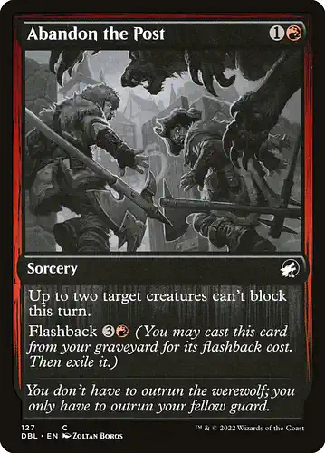 Abandon the Post - dbl Spoiler