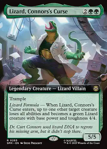 Lizard, Connors's Curse - spm Spoiler