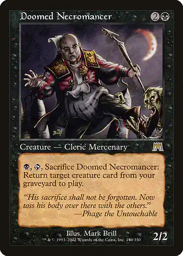 Doomed Necromancer - ons Spoiler