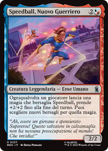Speedball, New Warrior - msh Spoiler
