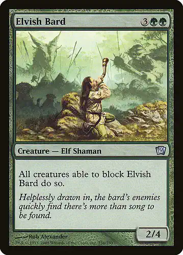 Elvish Bard - 9ed Spoiler