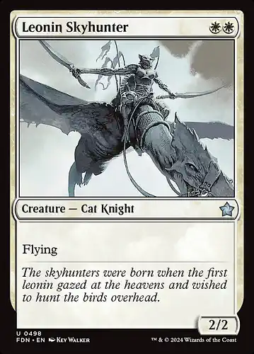 Leonin Skyhunter - fdn Spoiler