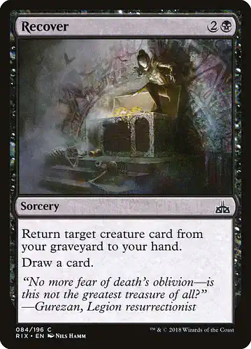 Recover - rix Spoiler