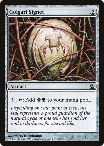 Golgari Signet - cmd Spoiler