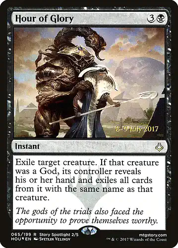 Hour of Glory - hou Spoiler
