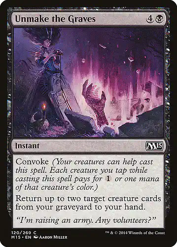 Unmake the Graves - m15 Spoiler