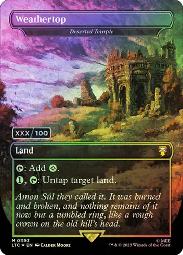 Deserted Temple - ltc Spoiler