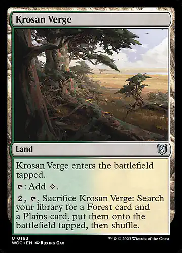 Krosan Verge - woc Spoiler