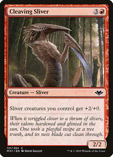 Cleaving Sliver - mh1 Spoiler