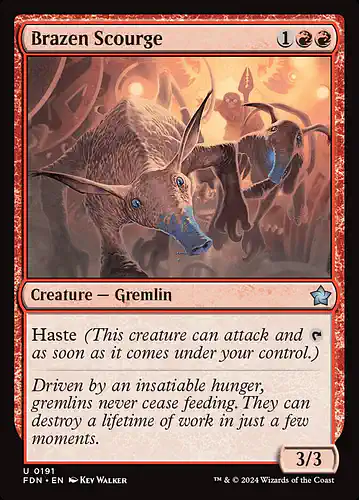 Brazen Scourge - fdn Spoiler