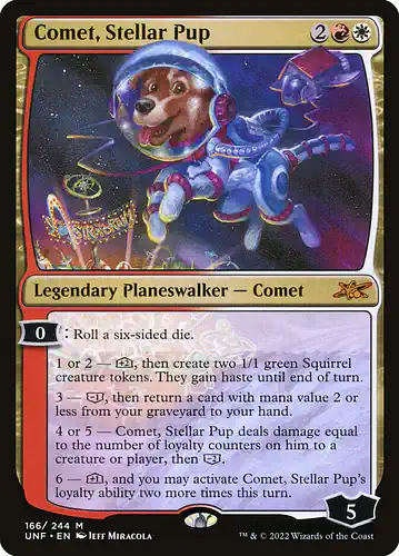 Comet, Stellar Pup - unf Spoiler