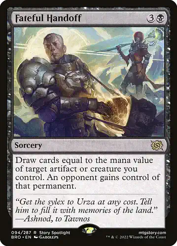 Fateful Handoff - bro Spoiler