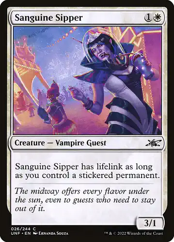Sanguine Sipper - unf Spoiler