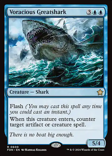 Voracious Greatshark - fdn Spoiler