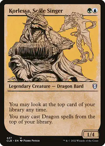 Korlessa, Scale Singer - clb Spoiler