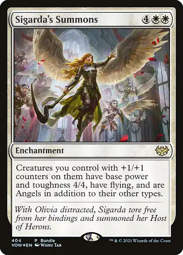 Sigarda's Summons - vow Spoiler