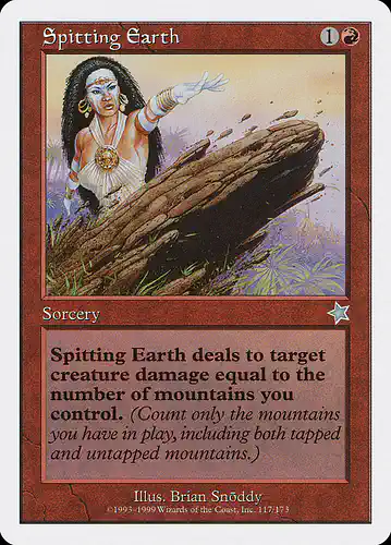 Spitting Earth - s99 Spoiler
