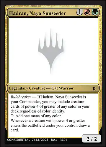 Hadran, Naya Sunseeder - unk Spoiler