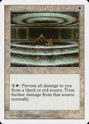 Greater Realm of Preservation - 5ed Spoiler
