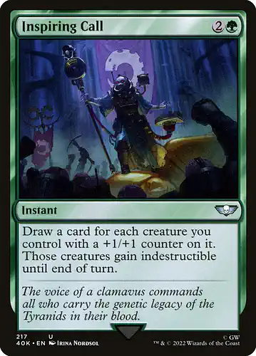Inspiring Call - 40k Spoiler