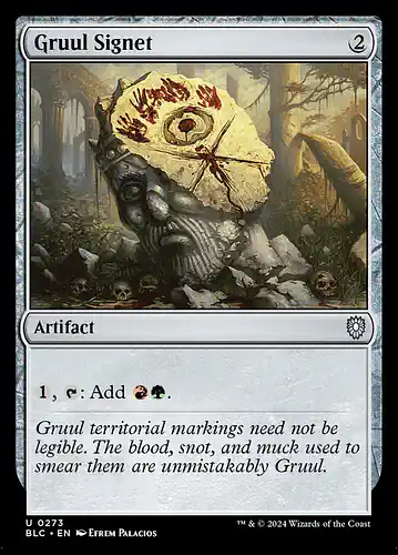 Gruul Signet - blc Spoiler