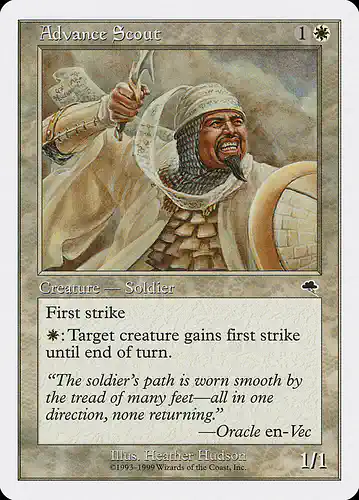 Advance Scout - brb Spoiler