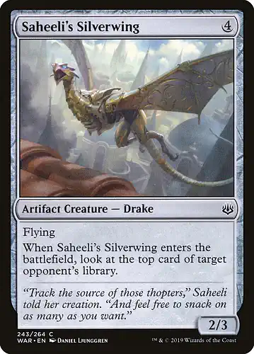 Saheeli's Silverwing - war Spoiler